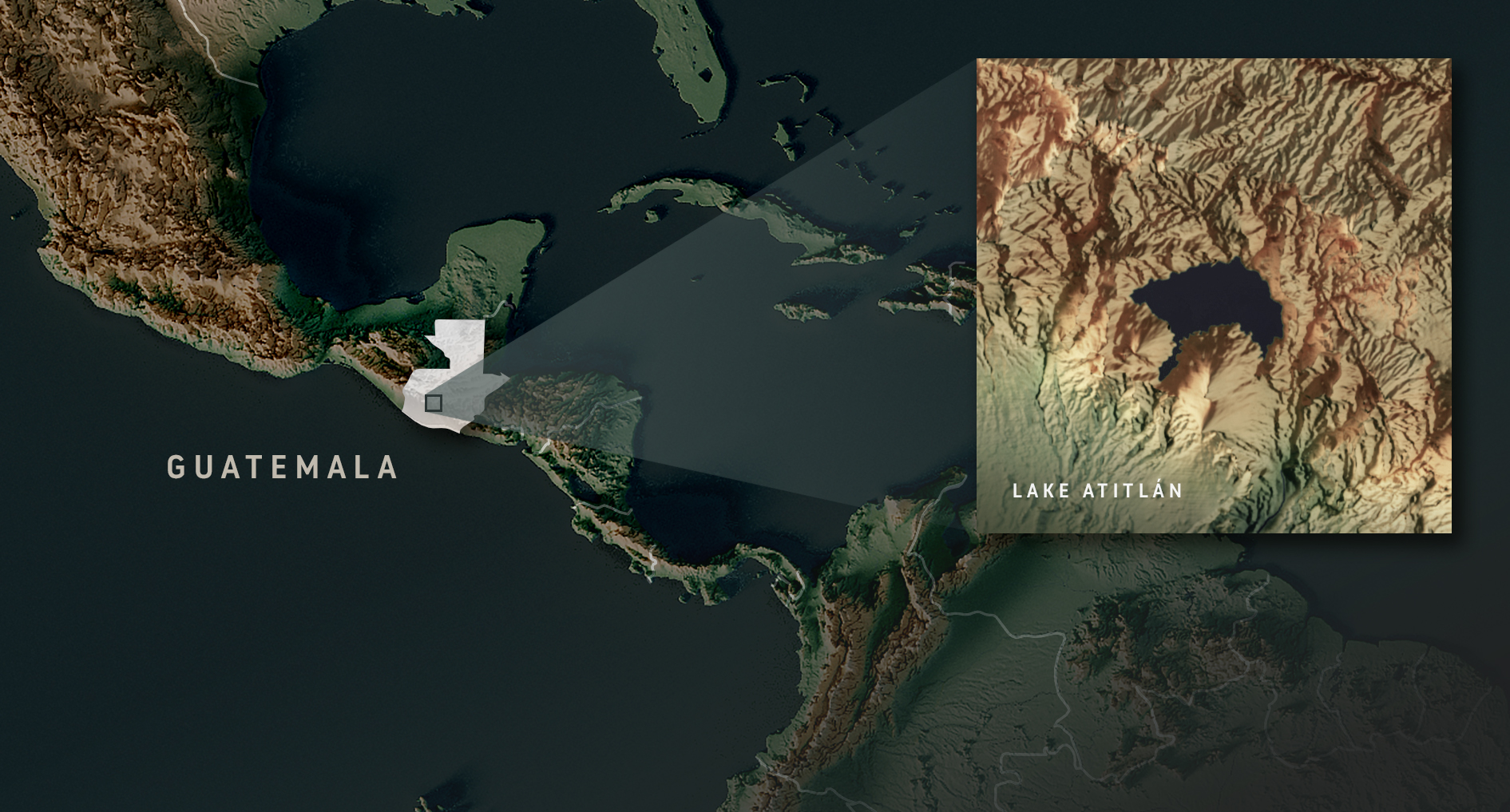 Guatemala Lake Atitlan Map 021721 